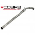 AU45 Cobra sport Audi A3 (8P) 2.0 TFSI Quattro (3 Door) 2004-12 Front Pipe / Sports Catalyst